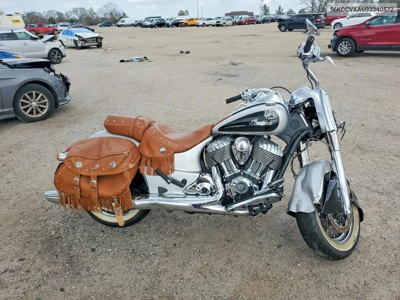 2016 Indian Chief VIN: 56KCCVAA6G3340572 Lot: 78138415