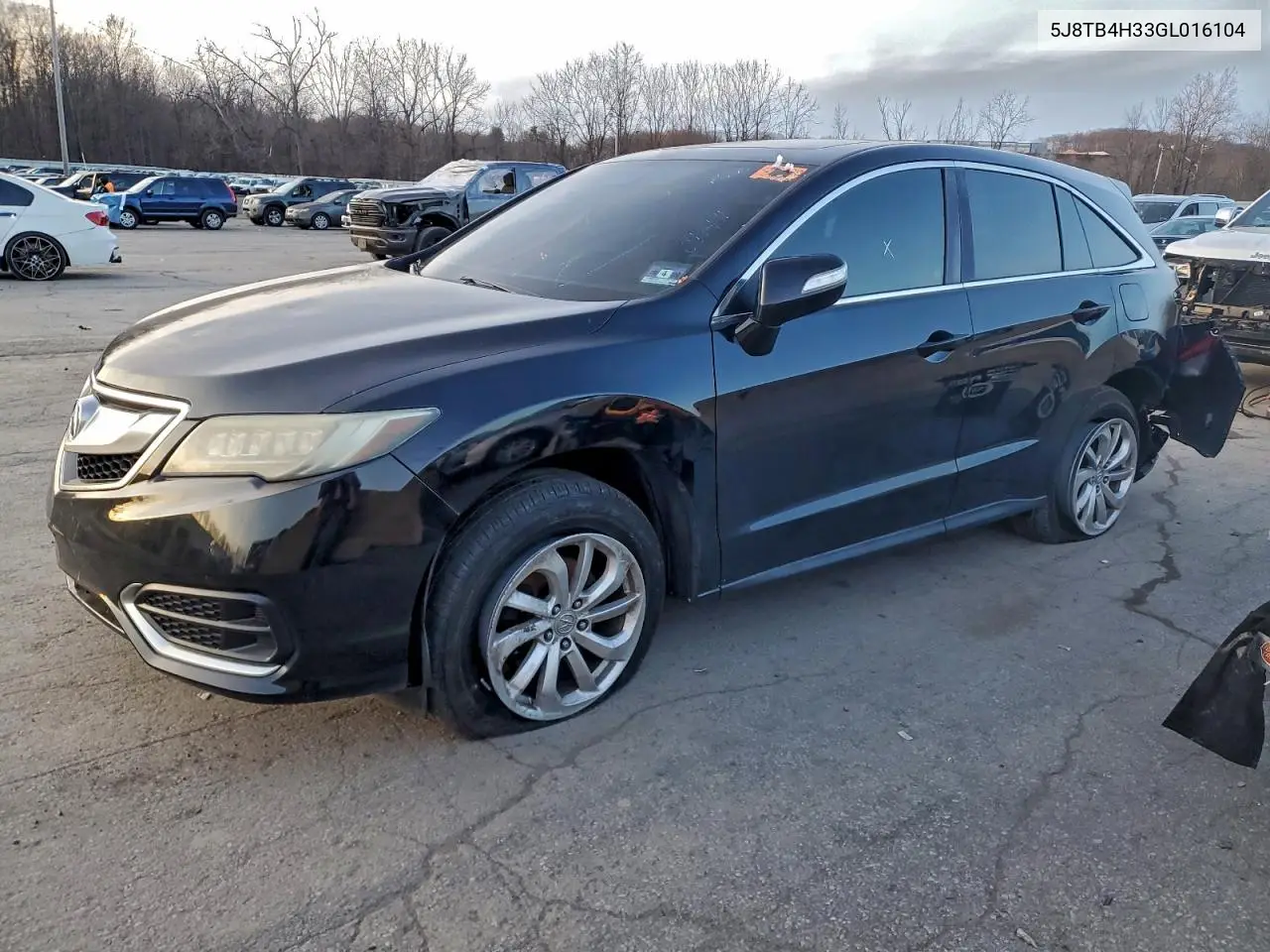 5J8TB4H33GL016104 2016 Acur Rdx Awd