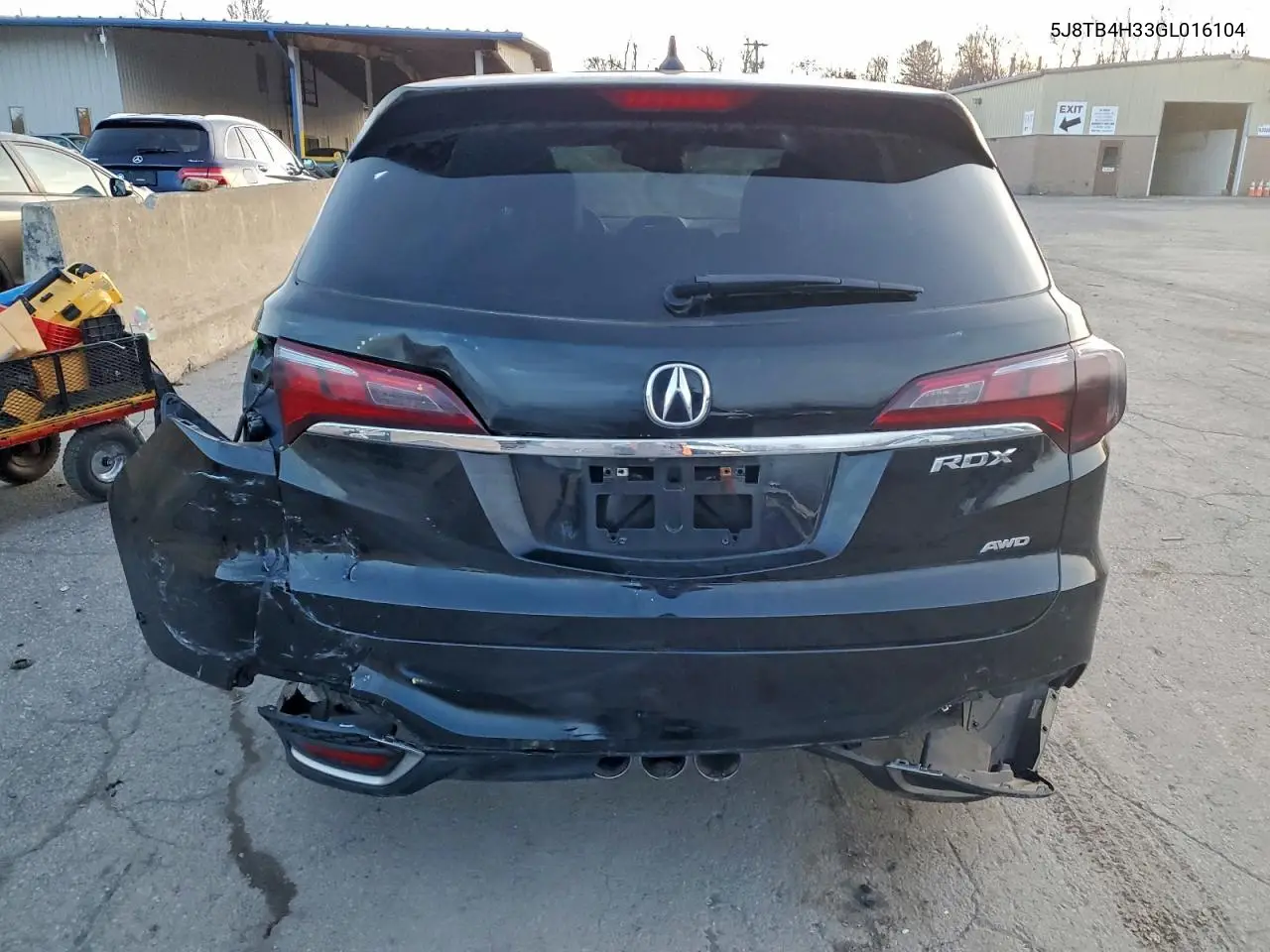 5J8TB4H33GL016104 2016 Acur Rdx Awd