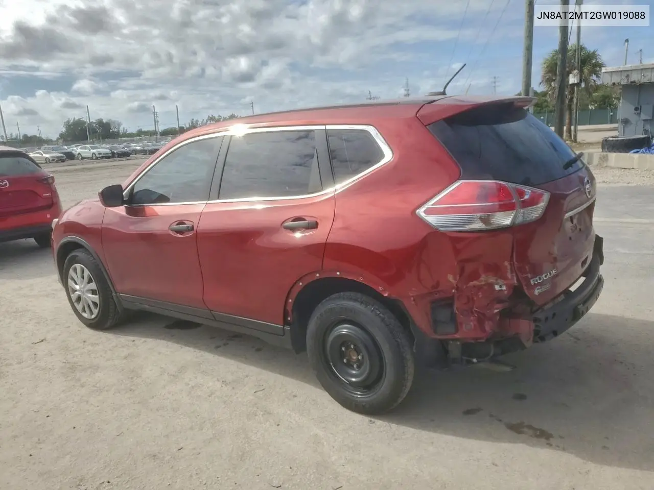JN8AT2MT2GW019088 2016 Niss Rogue S Awd