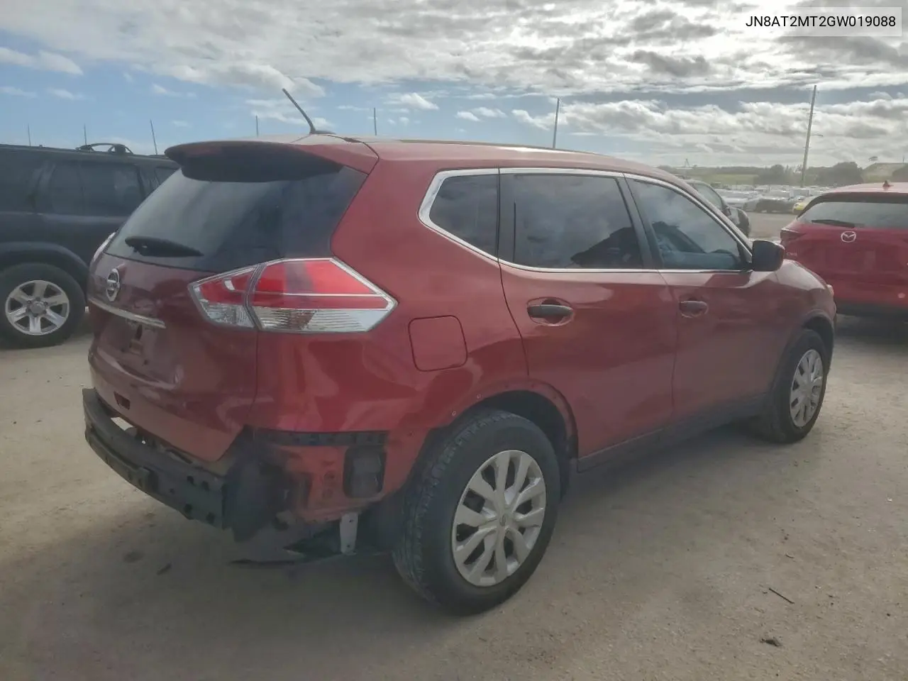 JN8AT2MT2GW019088 2016 Niss Rogue S Awd
