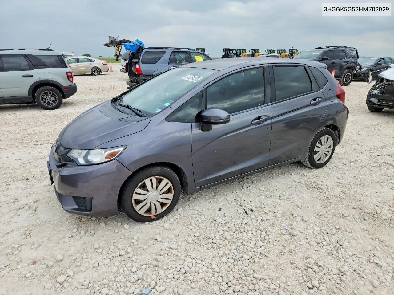 2017 Hond Fit VIN: 3HGGK5G52HM702029 Lot: 55834096