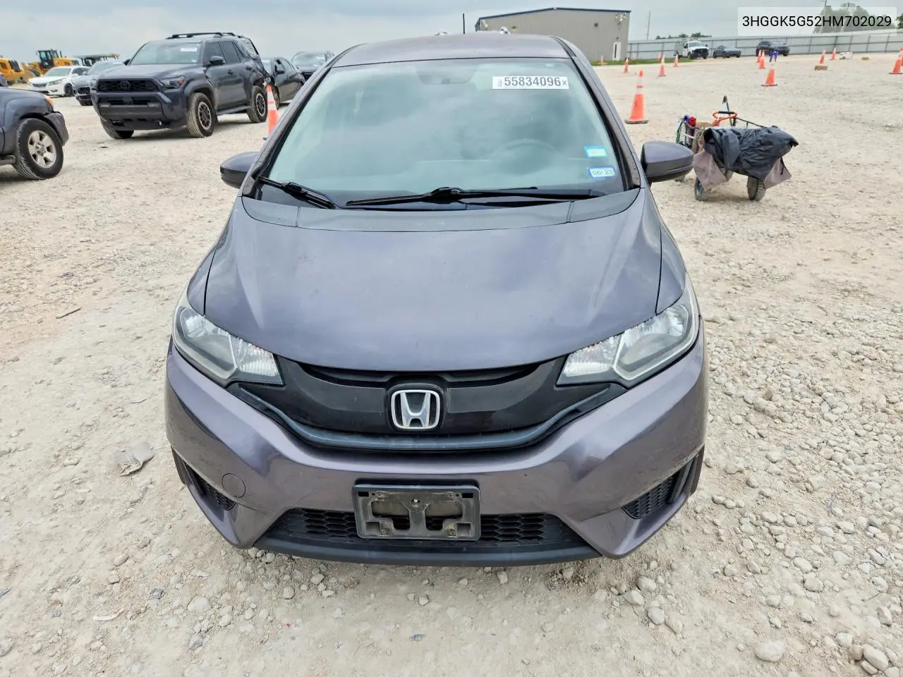 2017 Hond Fit VIN: 3HGGK5G52HM702029 Lot: 55834096