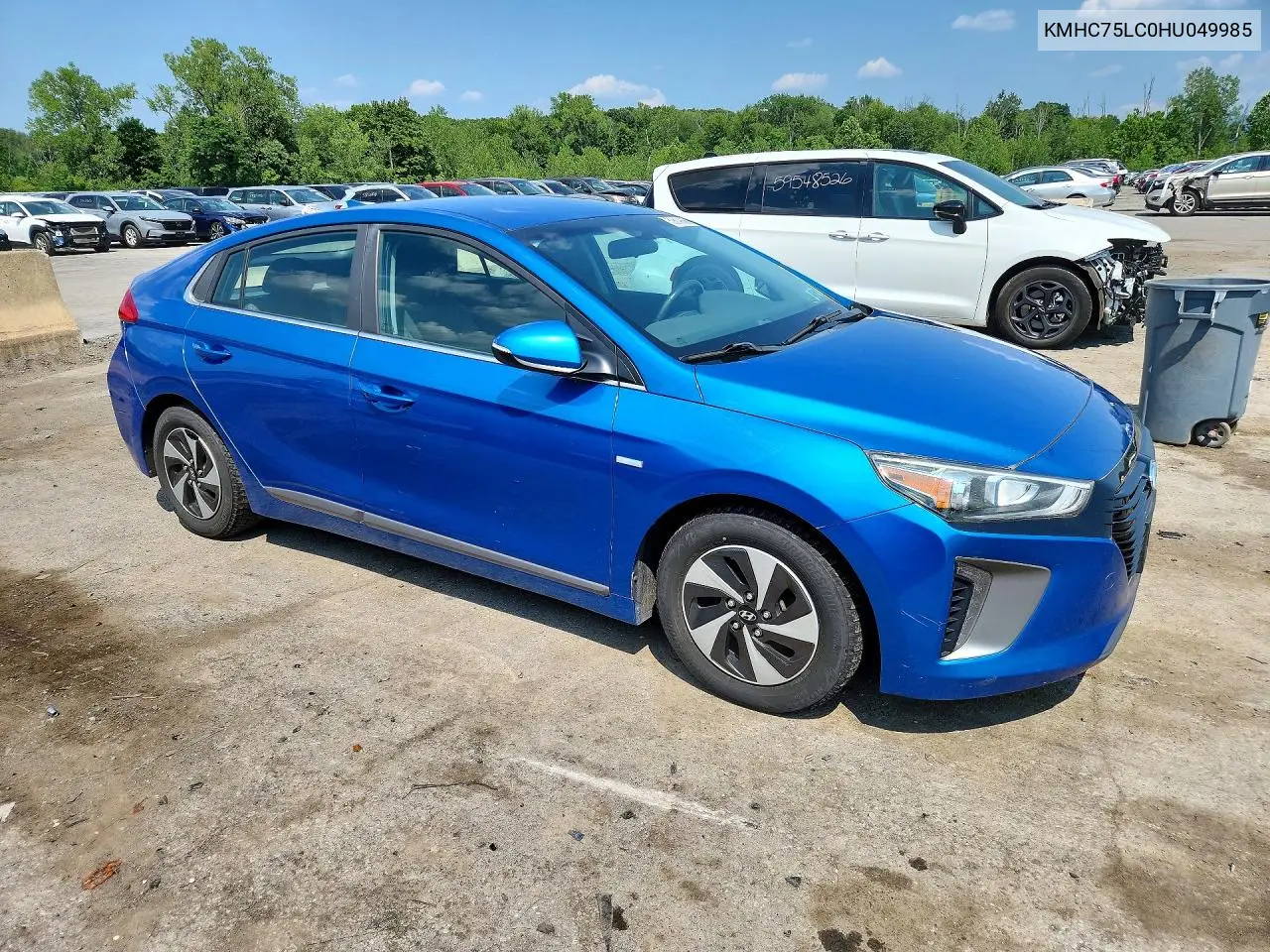 2017 Hyundai Ioniq VIN: KMHC75LC0HU049985 Lot: 59643666