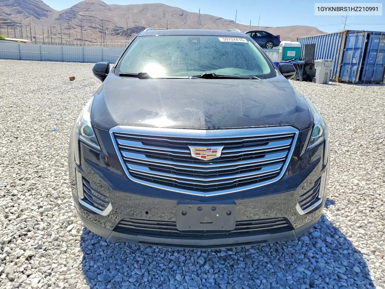 2017 Cadillac Xt5 VIN: 1GYKNBRS1HZ210991 Lot: 59724416