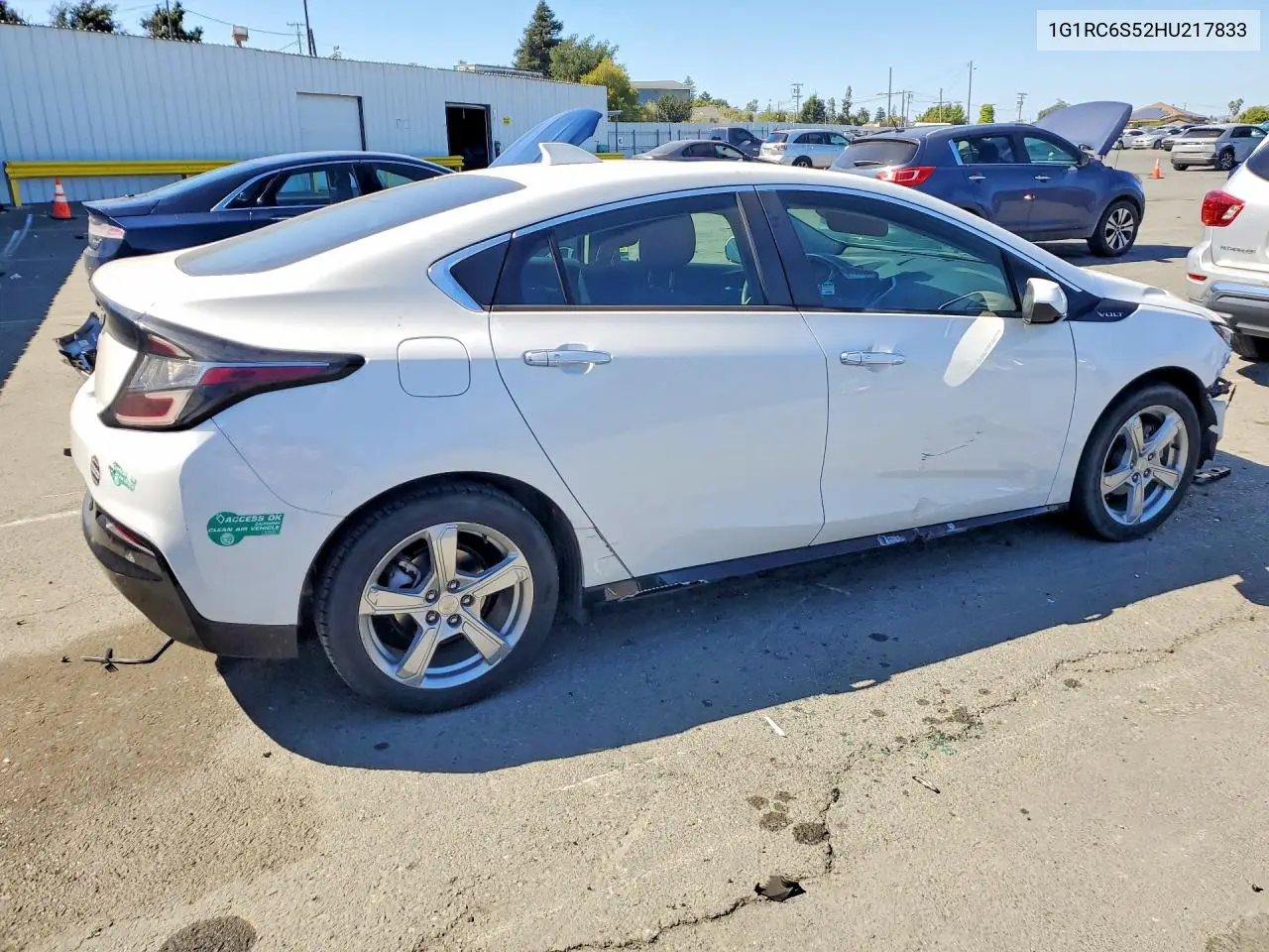 2017 Chevrolet Volt Lt VIN: 1G1RC6S52HU217833 Lot: 60707936