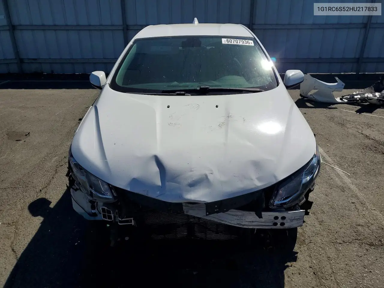 2017 Chevrolet Volt Lt VIN: 1G1RC6S52HU217833 Lot: 60707936