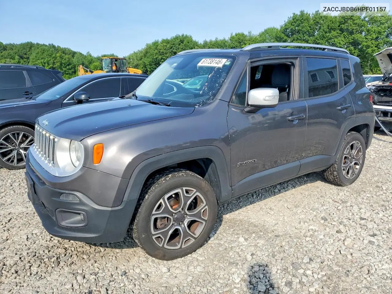 2017 Jep Renegade VIN: ZACCJBDB6HPF01157 Lot: 61738146