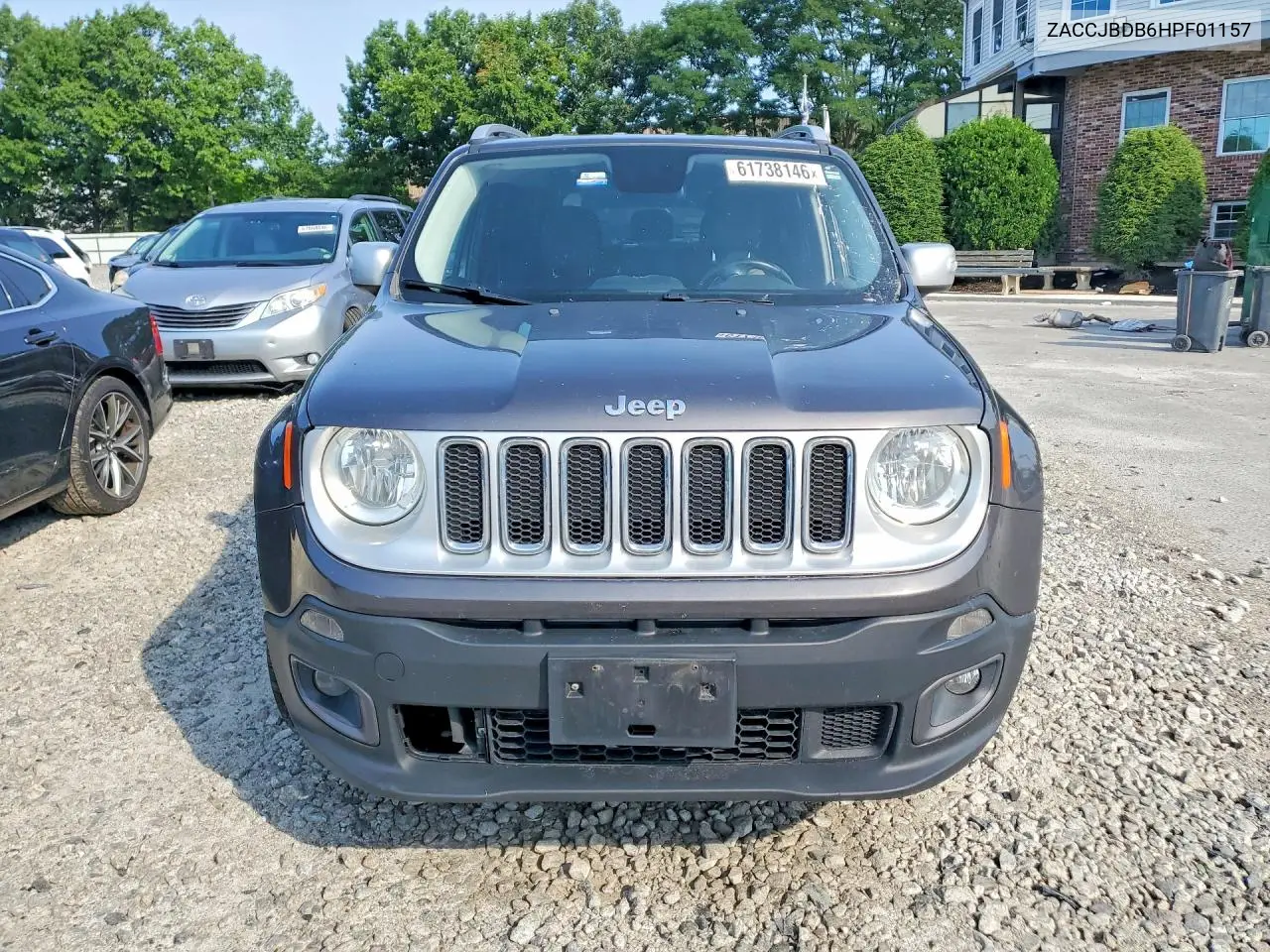 2017 Jep Renegade VIN: ZACCJBDB6HPF01157 Lot: 61738146