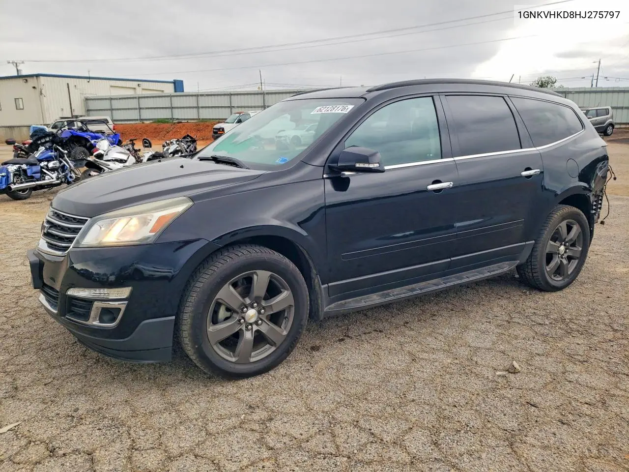 2017 Chev Traverse Lt VIN: 1GNKVHKD8HJ275797 Lot: 62128176