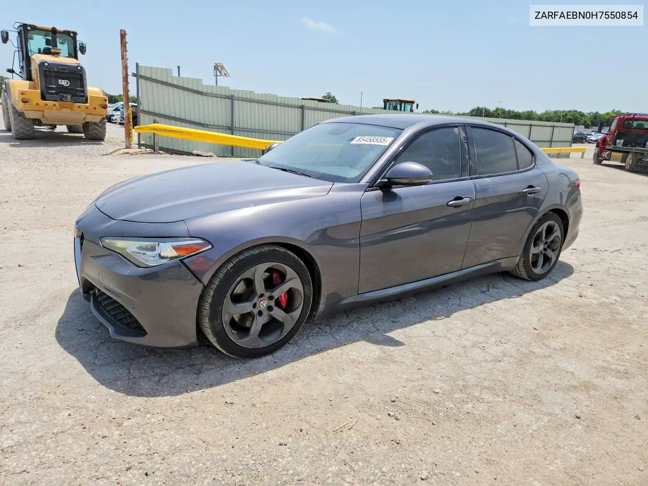 2017 Ar Giulia VIN: ZARFAEBN0H7550854 Lot: 85458555