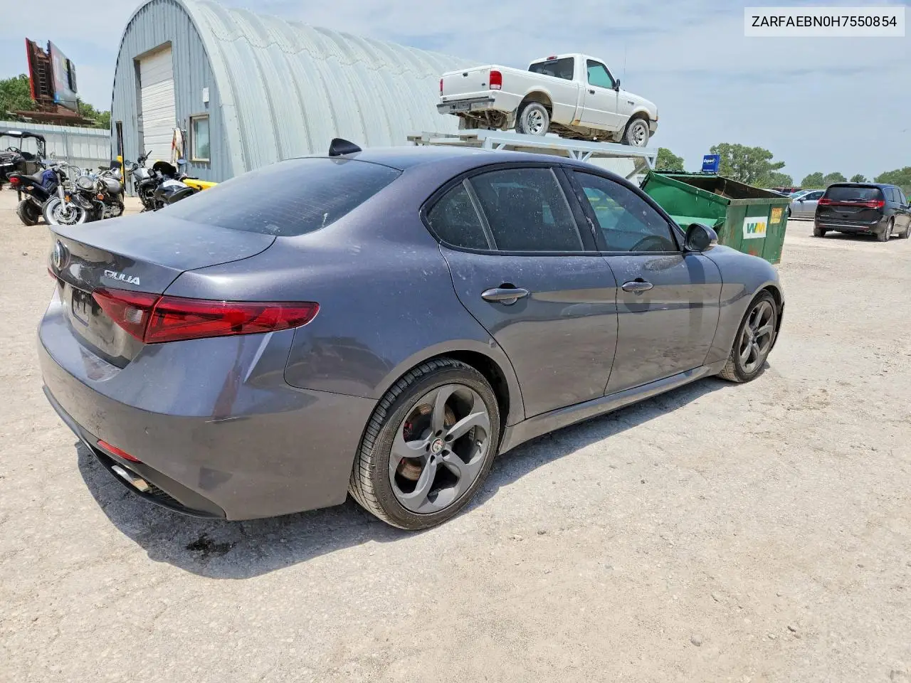 2017 Ar Giulia VIN: ZARFAEBN0H7550854 Lot: 85458555