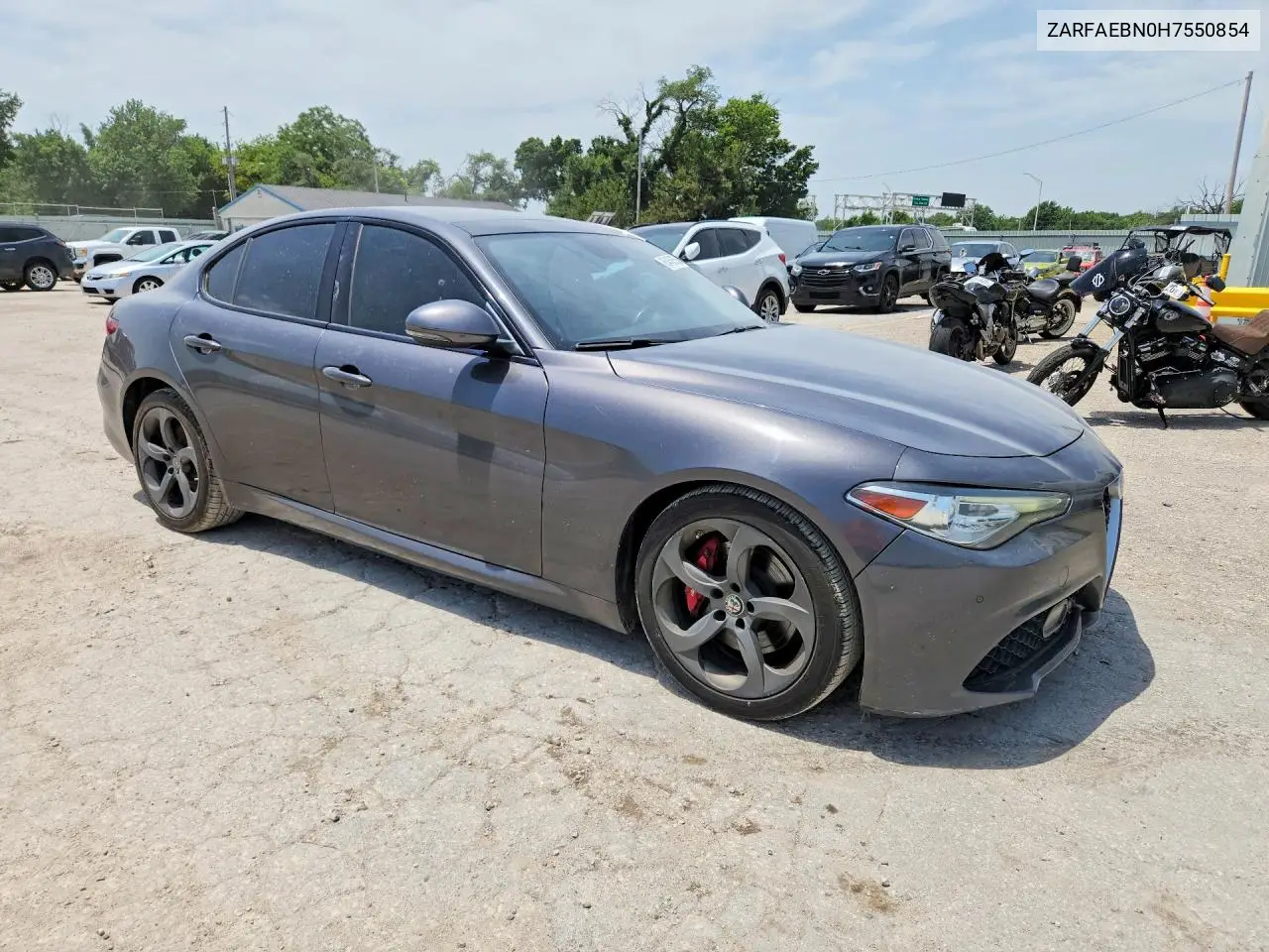 2017 Ar Giulia VIN: ZARFAEBN0H7550854 Lot: 85458555