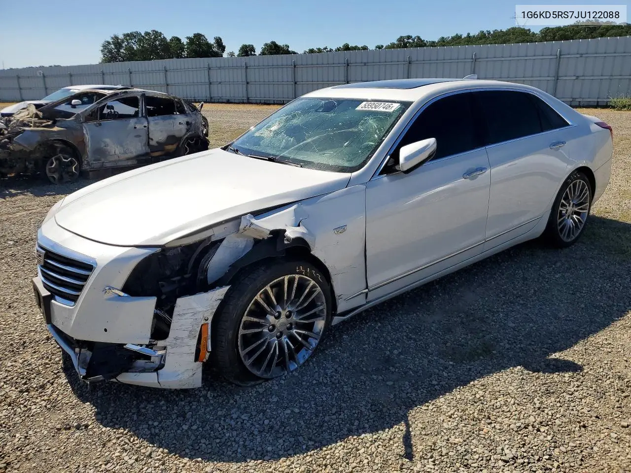 2018 Cadi Ct6 VIN: 1G6KD5RS7JU122088 Lot: 55950746