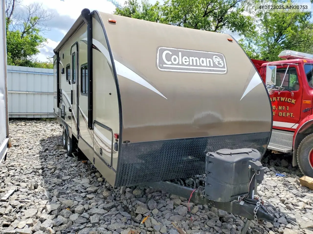 2018 Cole Recreational Vehicle (Rv) - Camper VIN: 4YDT23025JM930753 Lot: 58983926