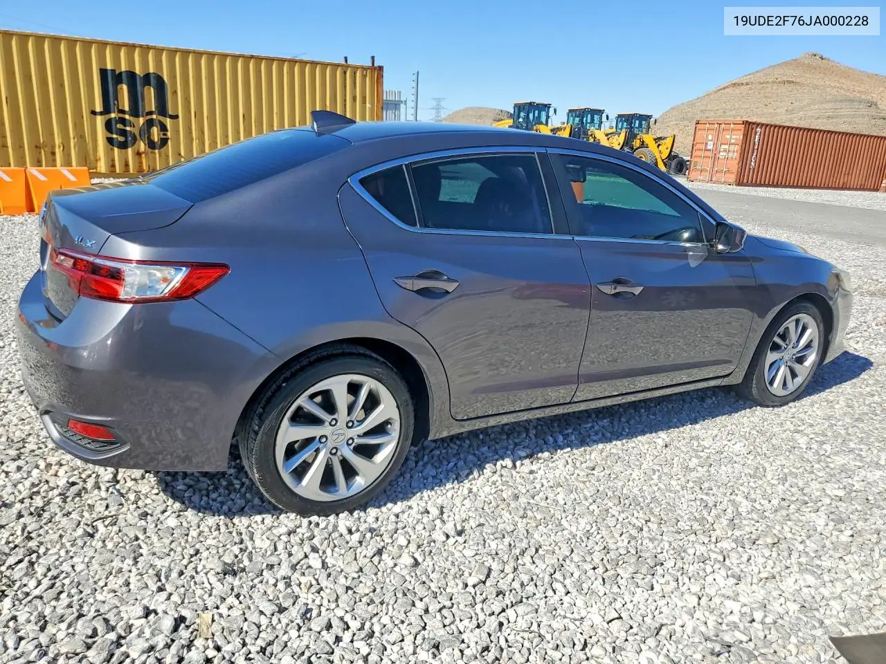 2018 Acur Ilx VIN: 19UDE2F76JA000228 Lot: 60600266