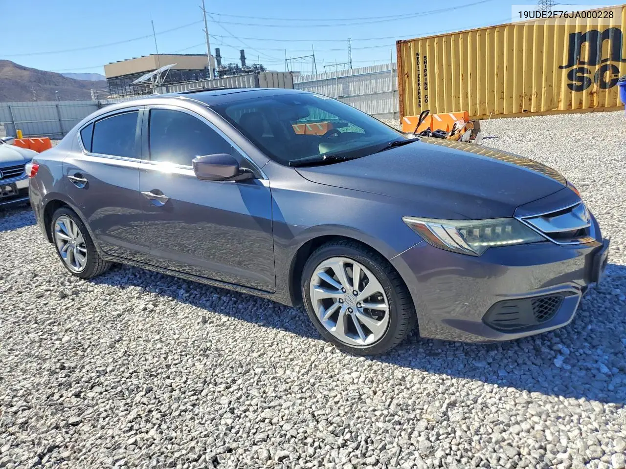 2018 Acur Ilx VIN: 19UDE2F76JA000228 Lot: 60600266