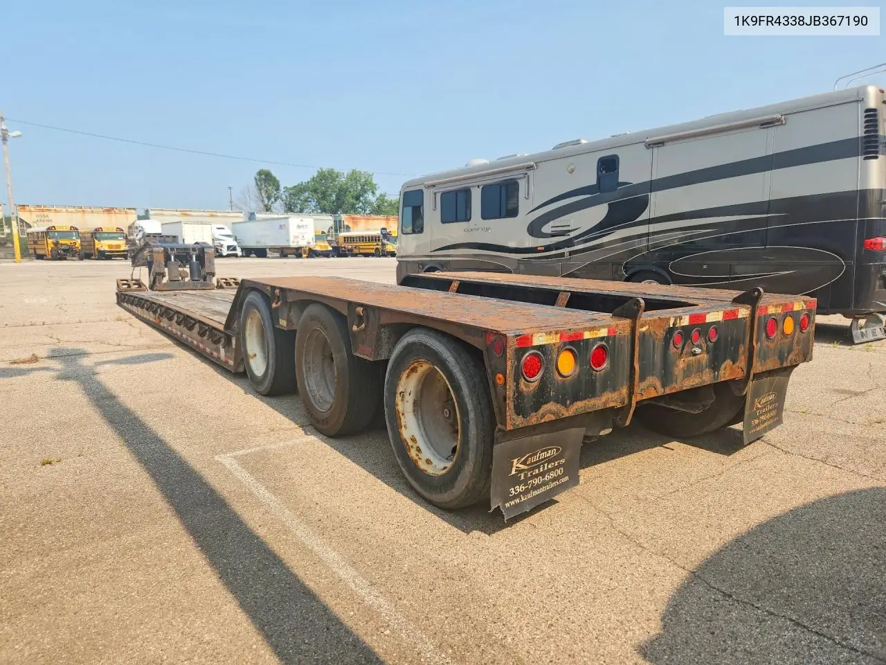 2018 Kenworth Lowboy Equipment Trailer VIN: 1K9FR4338JB367190 Lot: 60812036