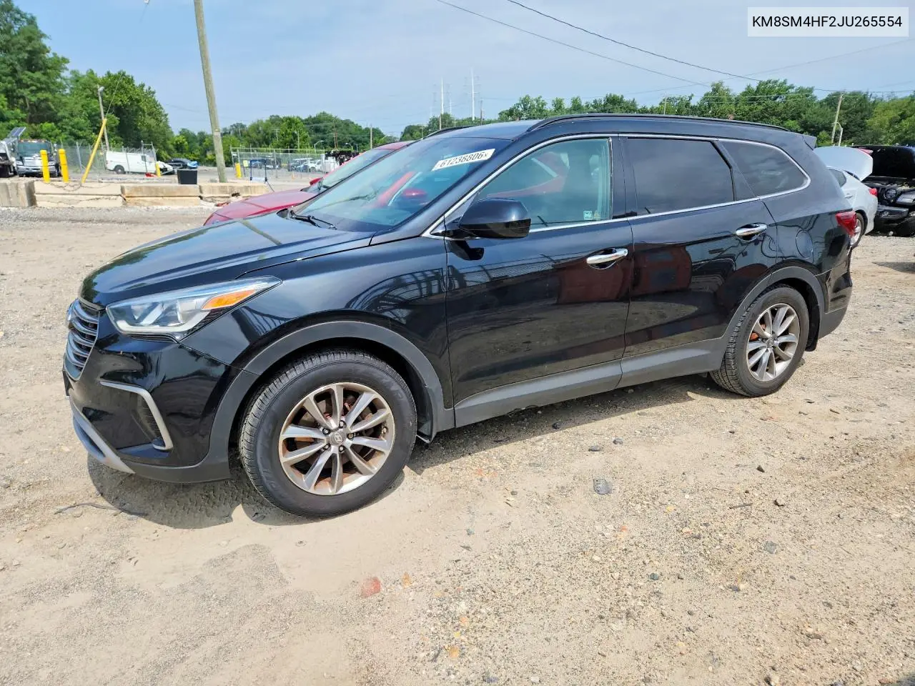 2018 Hyun Santa Fe VIN: KM8SM4HF2JU265554 Lot: 61238806