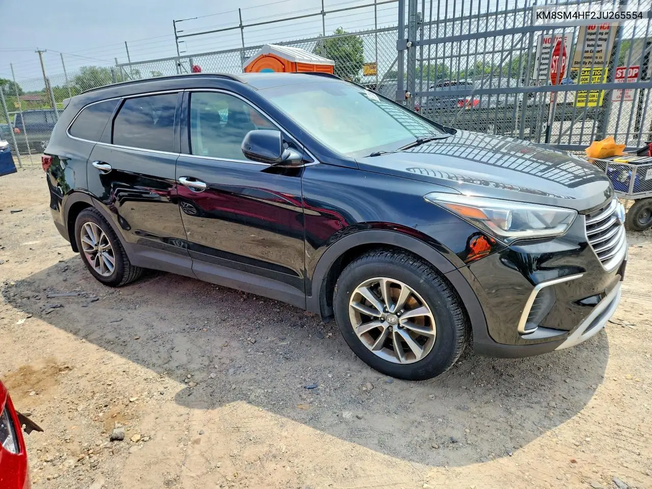 2018 Hyun Santa Fe VIN: KM8SM4HF2JU265554 Lot: 61238806