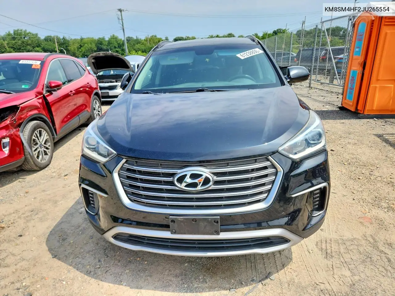 2018 Hyun Santa Fe VIN: KM8SM4HF2JU265554 Lot: 61238806