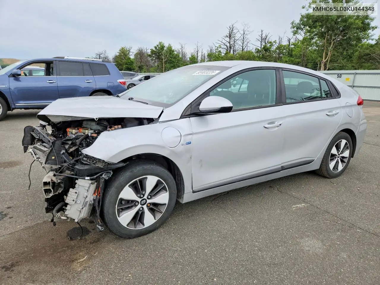 2019 Hyun Ioniq VIN: KMHC65LD3KU144348 Lot: 58403226