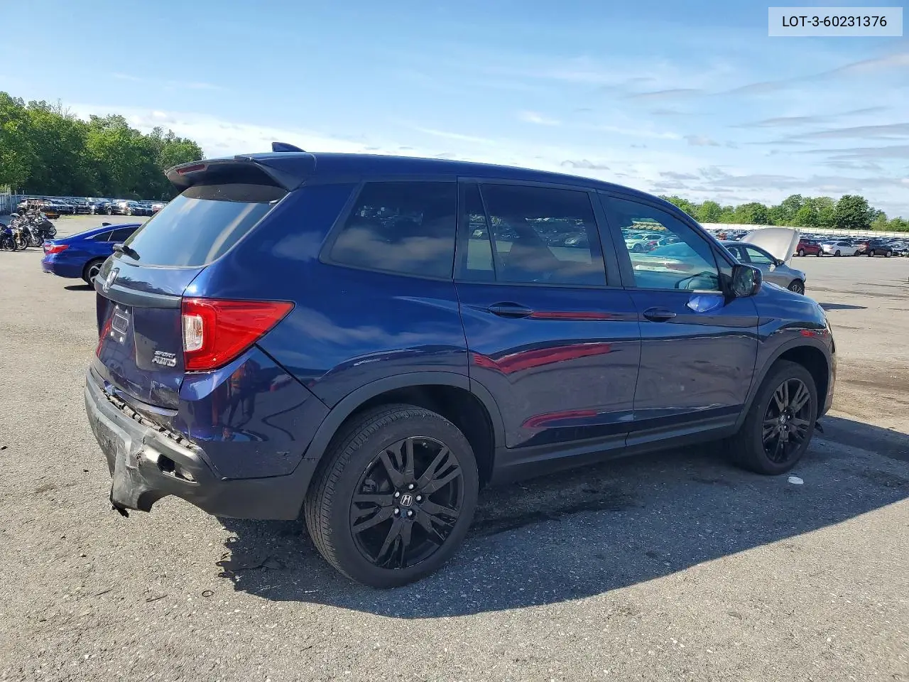 2019 Hond Passport D VIN: 5FNYF8H21KB016153 Lot: 60231376