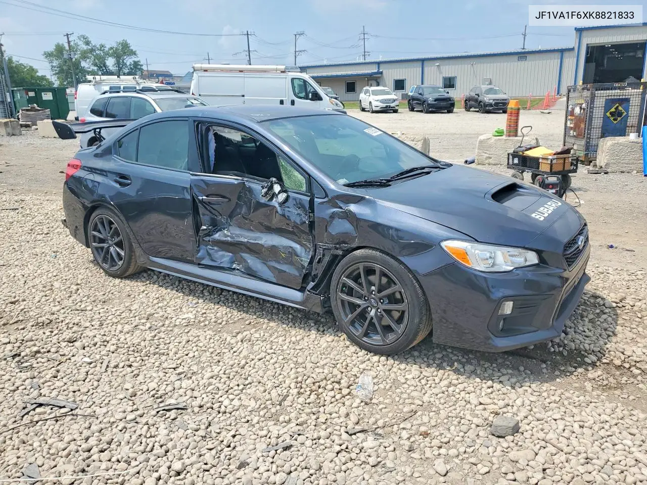 2019 Suba Wrx VIN: JF1VA1F6XK8821833 Lot: 61226356
