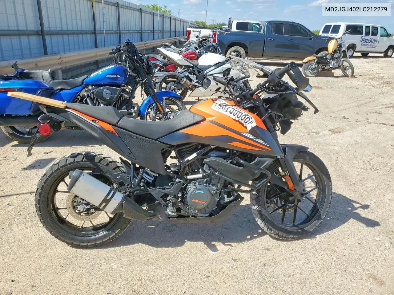 2020 Ktm 390 VIN: MD2JGJ402LC212279 Lot: 48750686