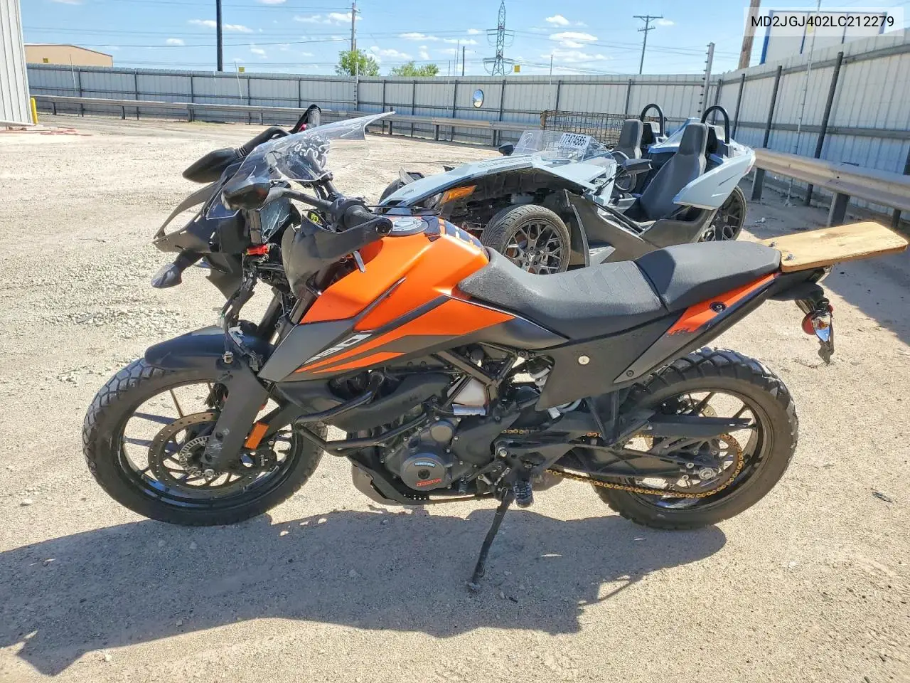 2020 Ktm 390 VIN: MD2JGJ402LC212279 Lot: 48750686