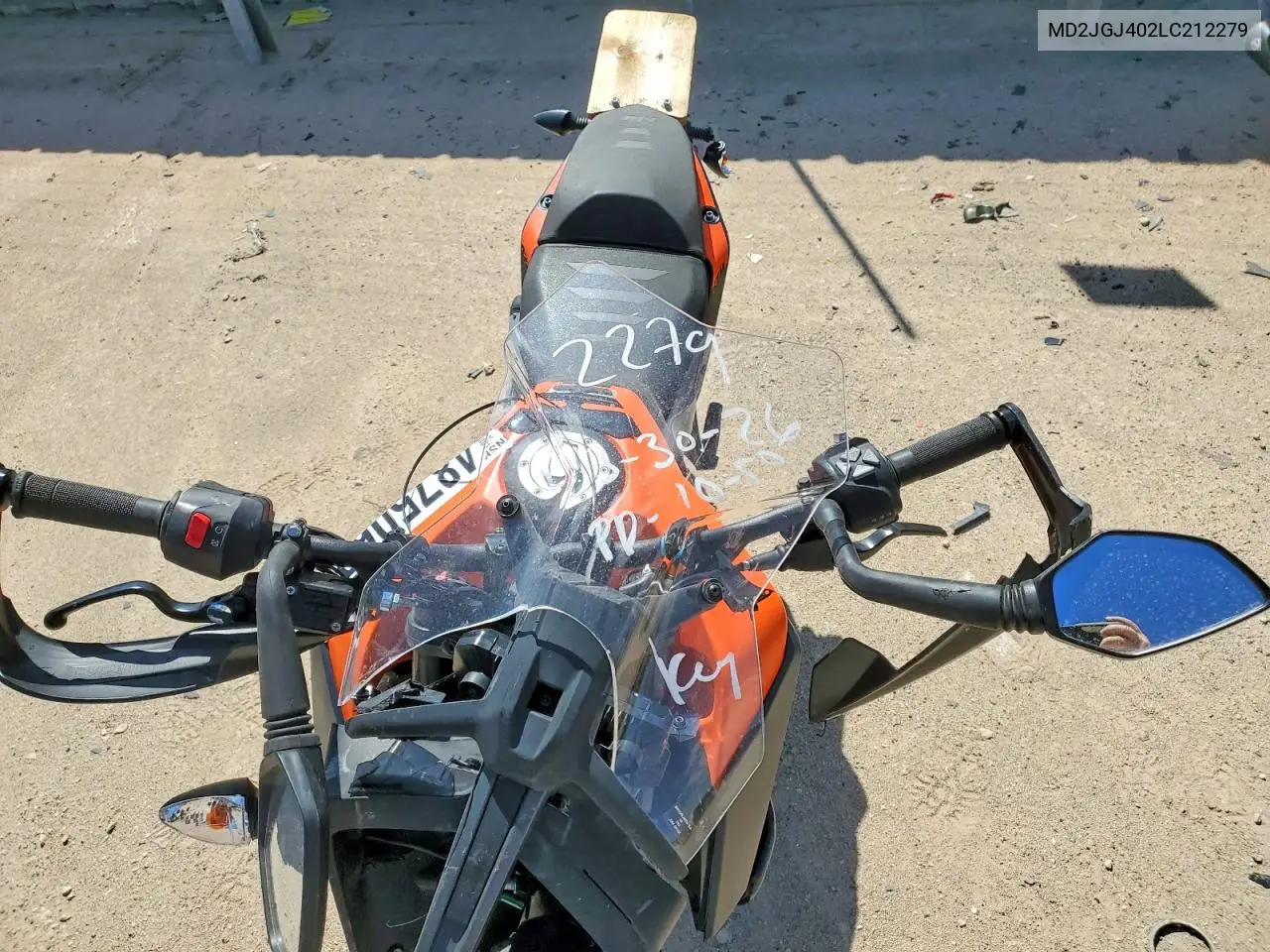 2020 Ktm 390 VIN: MD2JGJ402LC212279 Lot: 48750686