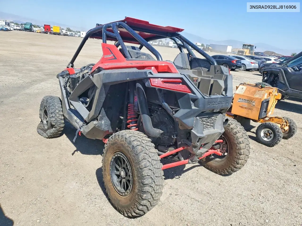 2020 Polaris Rzr Utility Vehicle VIN: 3NSRAD928LG816906 Lot: 57204376