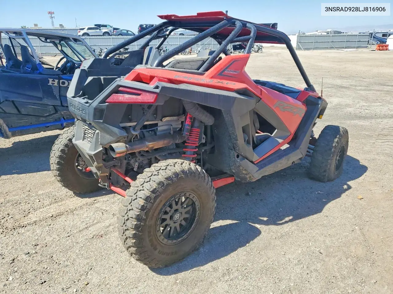 2020 Polaris Rzr Utility Vehicle VIN: 3NSRAD928LG816906 Lot: 57204376
