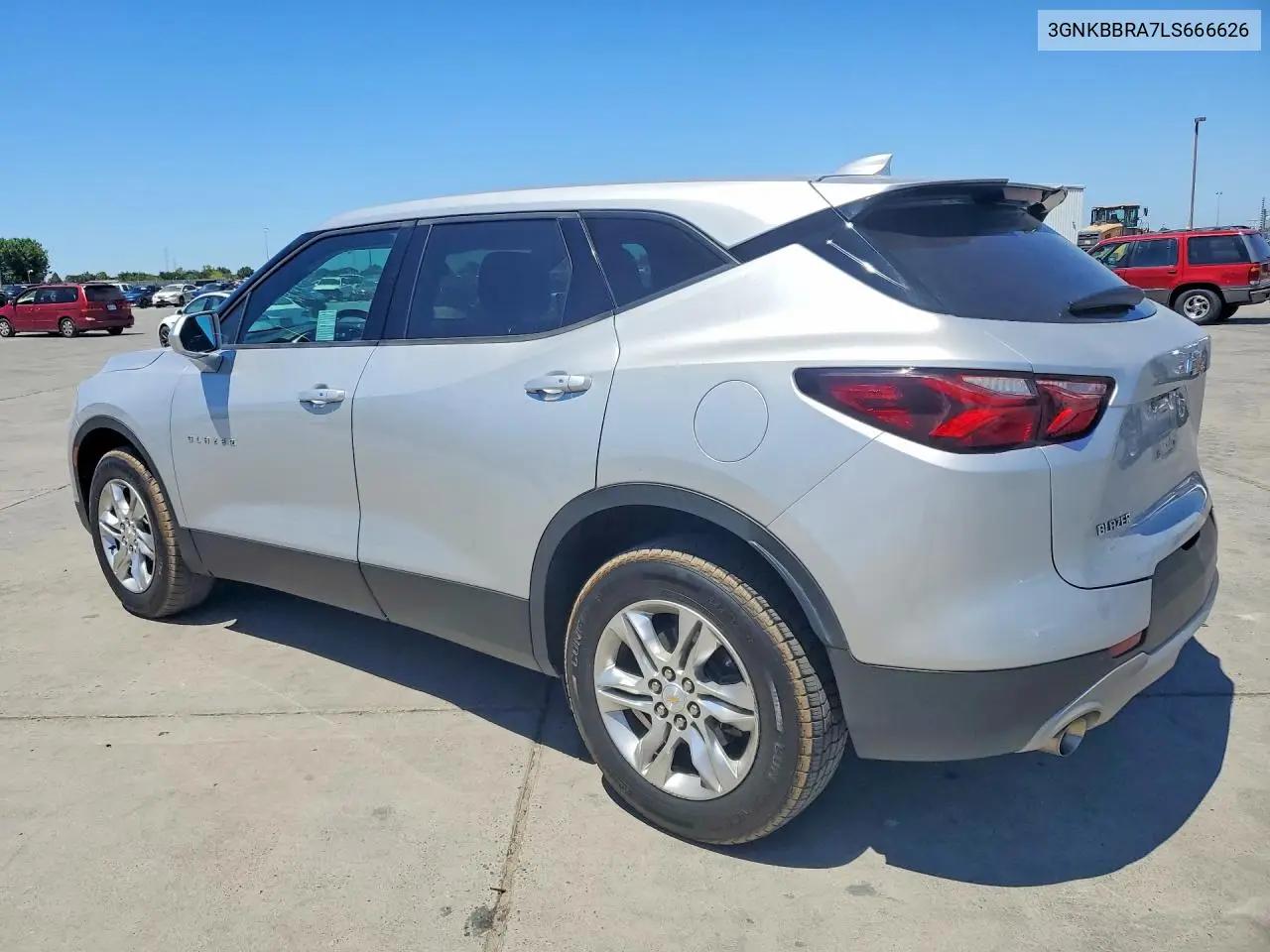 2020 Chev Blazer VIN: 3GNKBBRA7LS666626 Lot: 59735246