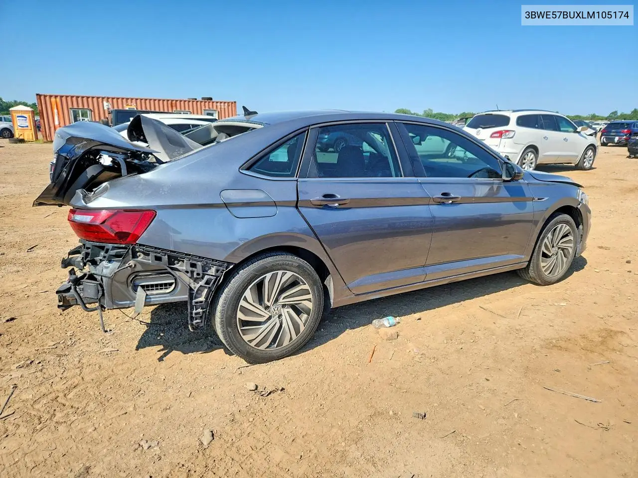 2020 Volkswagen Jetta Sel VIN: 3BWE57BUXLM105174 Lot: 60601826