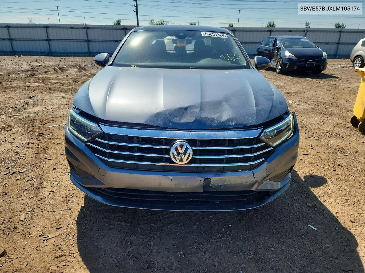 2020 Volkswagen Jetta Sel VIN: 3BWE57BUXLM105174 Lot: 60601826