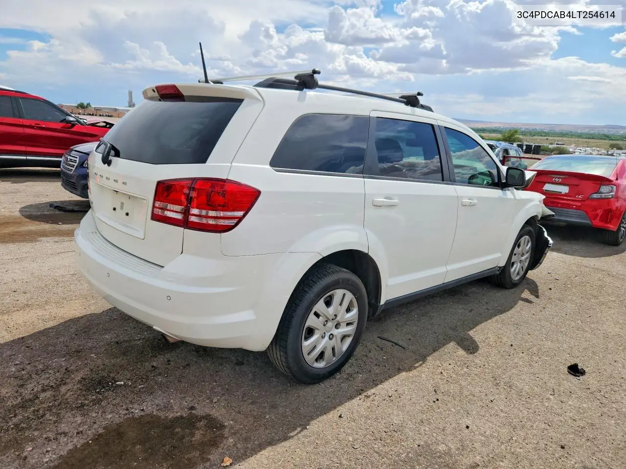 2020 Dodg Journey VIN: 3C4PDCAB4LT254614 Lot: 61852636