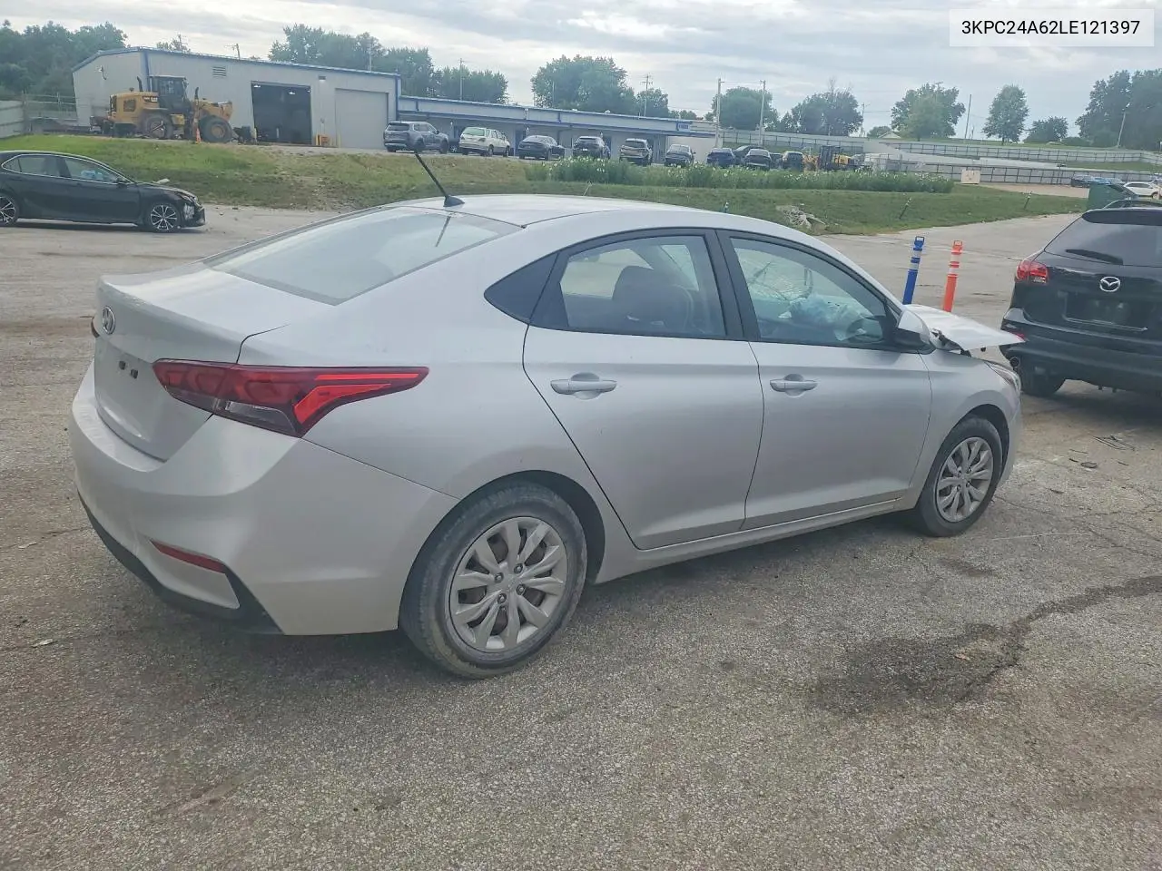 2020 Hyun Accent VIN: 3KPC24A62LE121397 Lot: 61874766