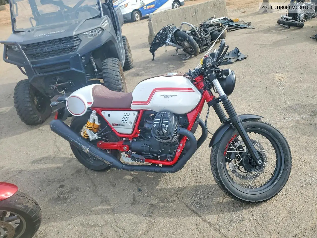 2020 Moto Guzzi V7 VIN: ZGULDUB06LM000150 Lot: 75174445