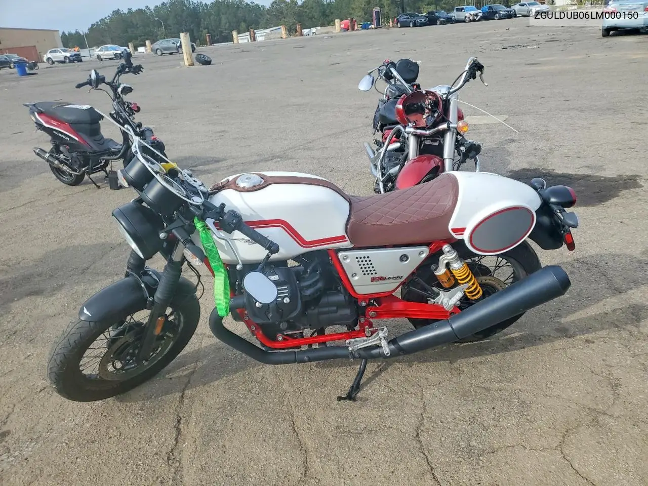 2020 Moto Guzzi V7 VIN: ZGULDUB06LM000150 Lot: 75174445