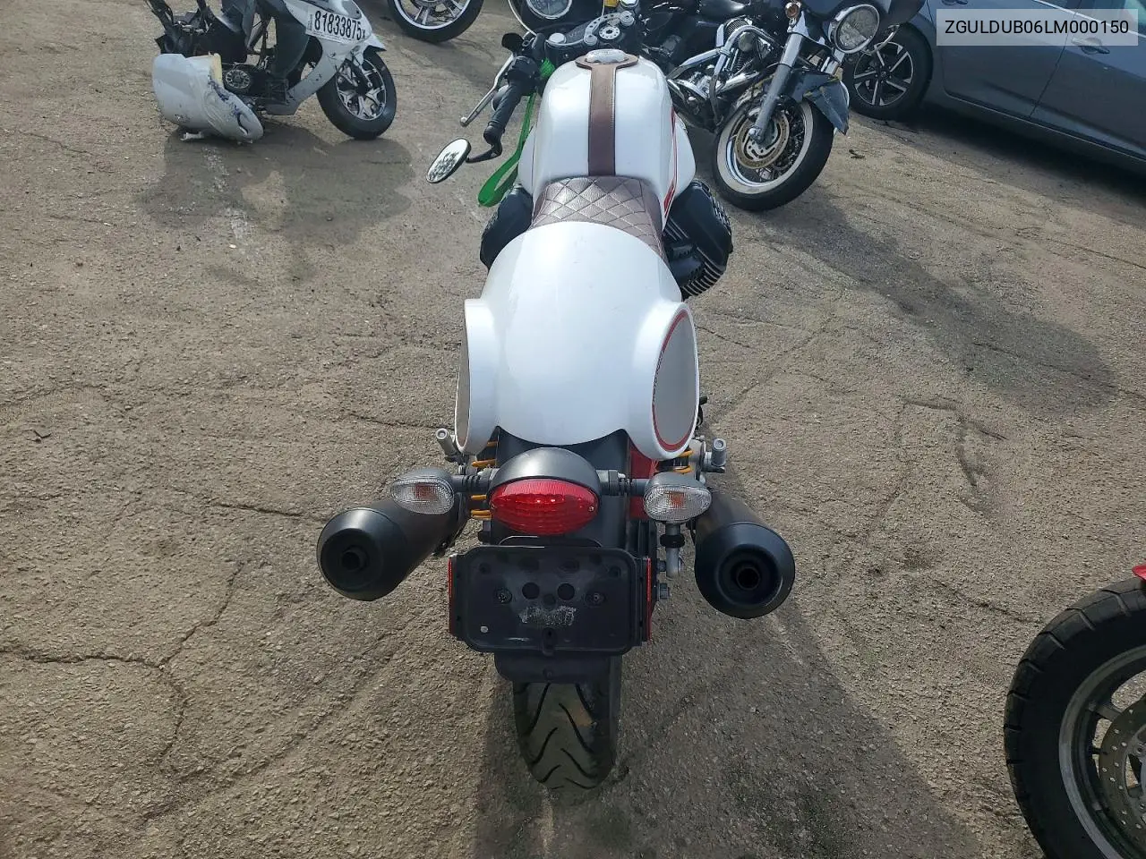 2020 Moto Guzzi V7 VIN: ZGULDUB06LM000150 Lot: 75174445