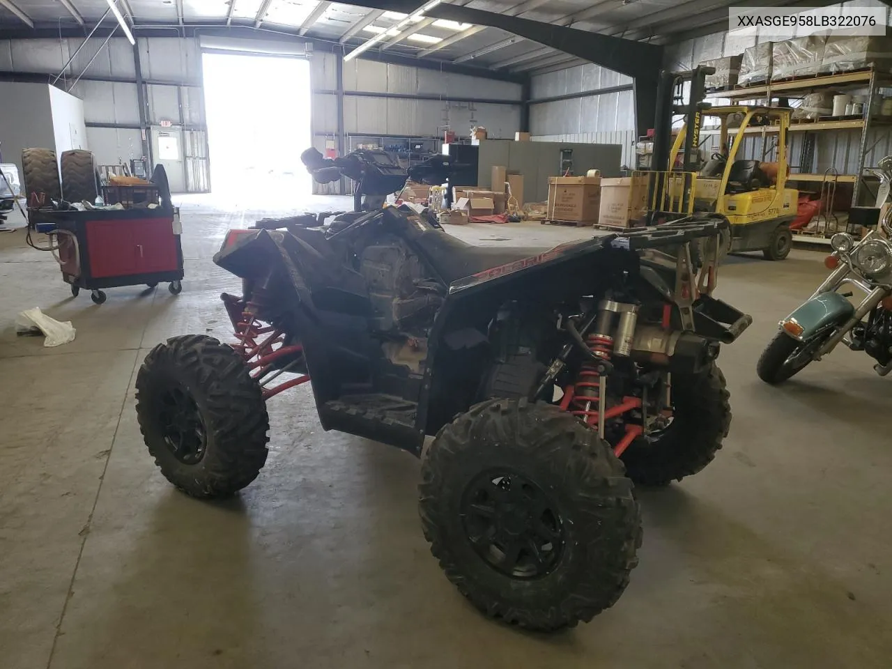 2020 Polaris Scrambler VIN: 4XASGE958LB322076 Lot: 75688354