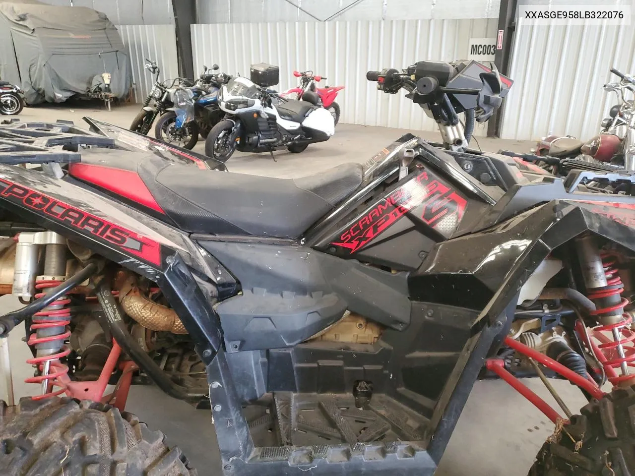 2020 Polaris Scrambler VIN: 4XASGE958LB322076 Lot: 75688354