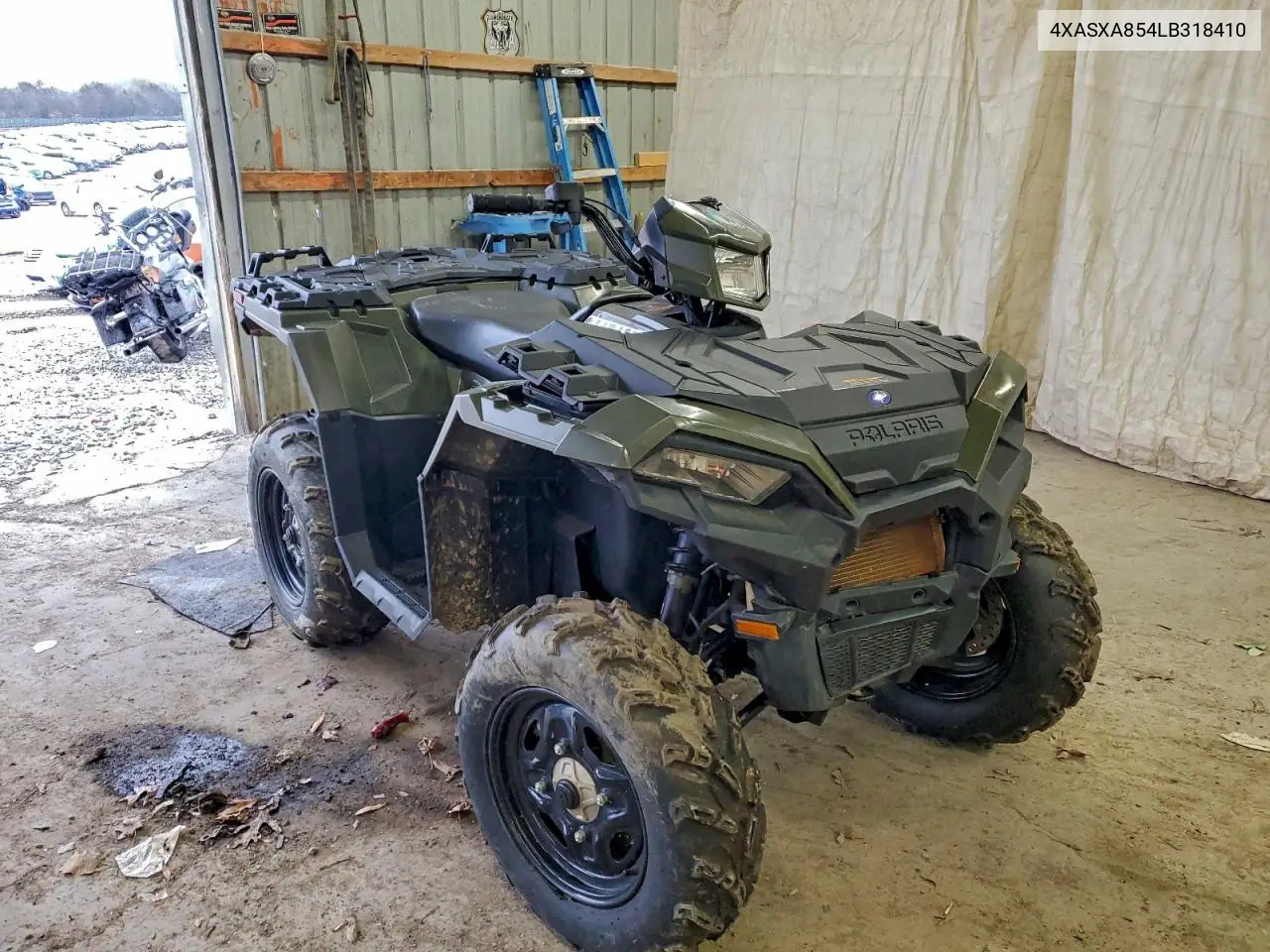 2020 Polaris Sportsman 850 Atv VIN: 4XASXA854LB318410 Lot: 95415485