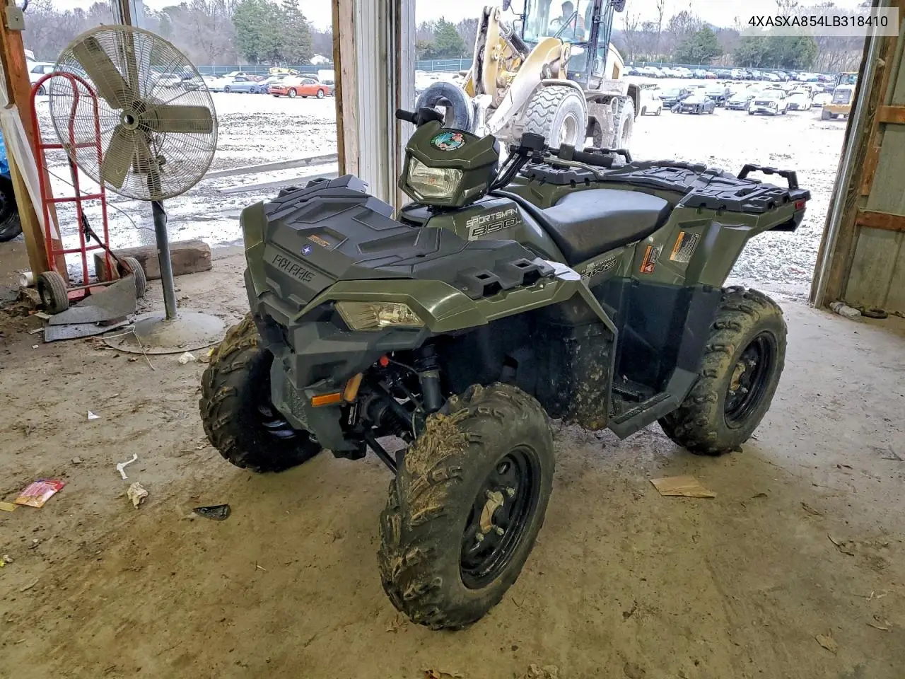 2020 Polaris Sportsman 850 Atv VIN: 4XASXA854LB318410 Lot: 95415485