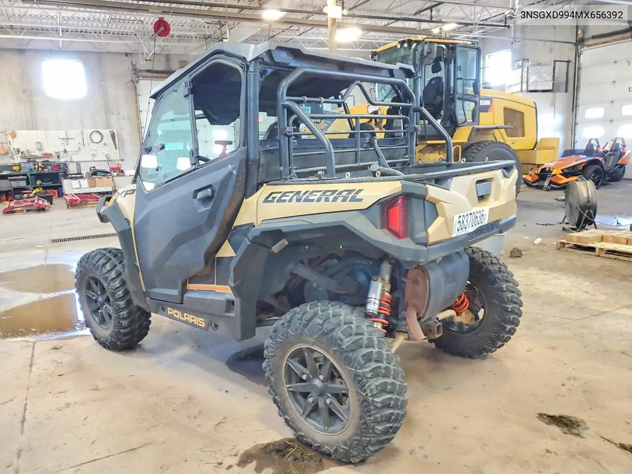 2021 Polaris General Xp Utility Vehicle VIN: 3NSGXD994MH656392 Lot: 58370636