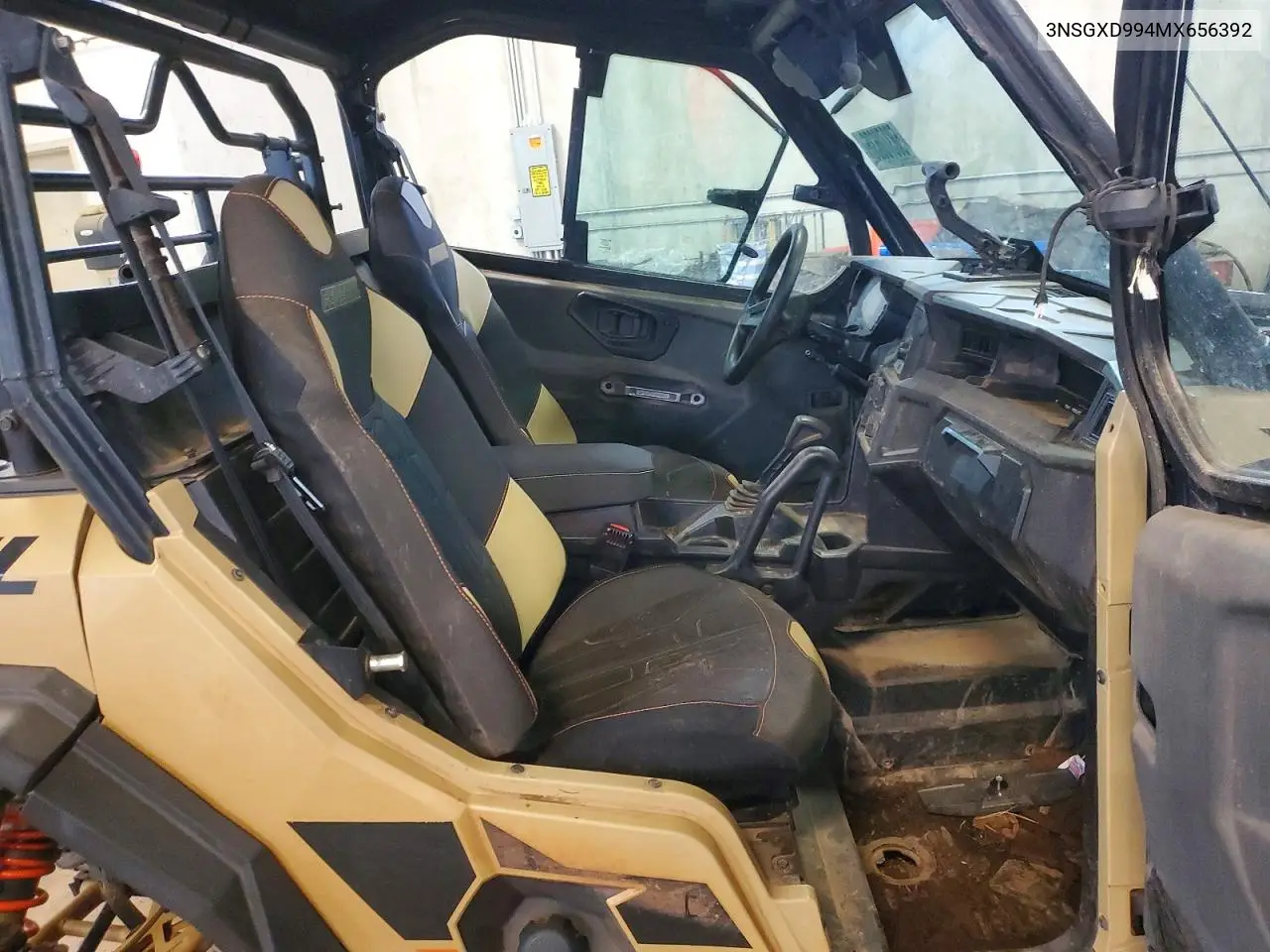 2021 Polaris General Xp Utility Vehicle VIN: 3NSGXD994MH656392 Lot: 58370636