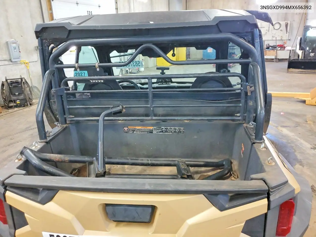 2021 Polaris General Xp Utility Vehicle VIN: 3NSGXD994MH656392 Lot: 58370636