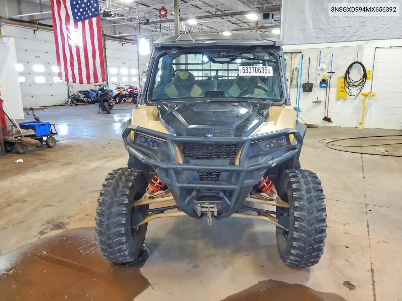 2021 Polaris General Xp Utility Vehicle VIN: 3NSGXD994MH656392 Lot: 58370636