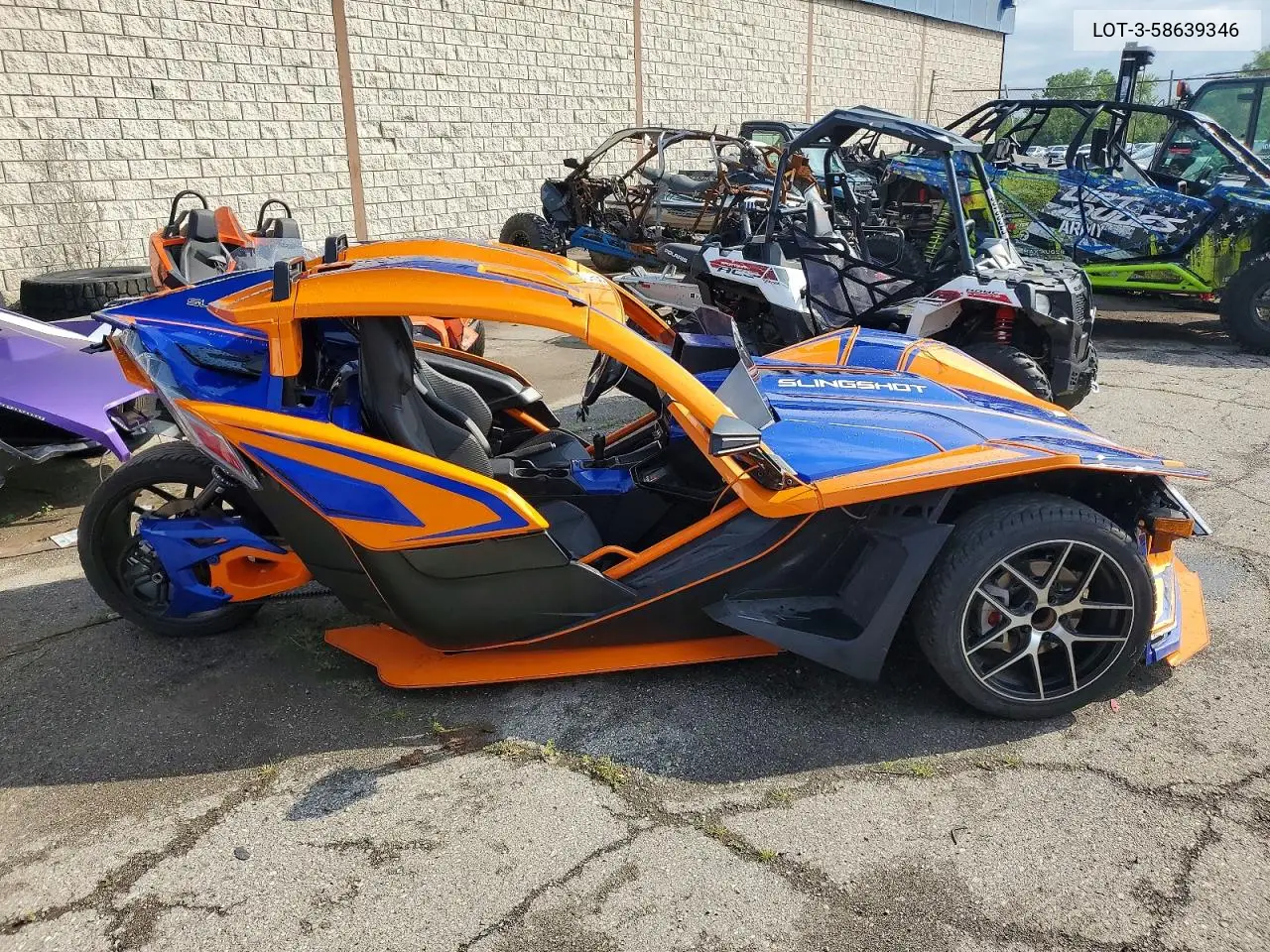 2021 Polaris Slingshot VIN: 57XAARGB8M8146223 Lot: 58639346